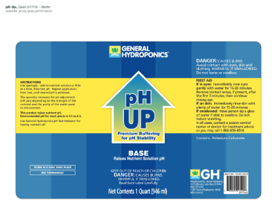 General Hydroponics pH Up and pH Down